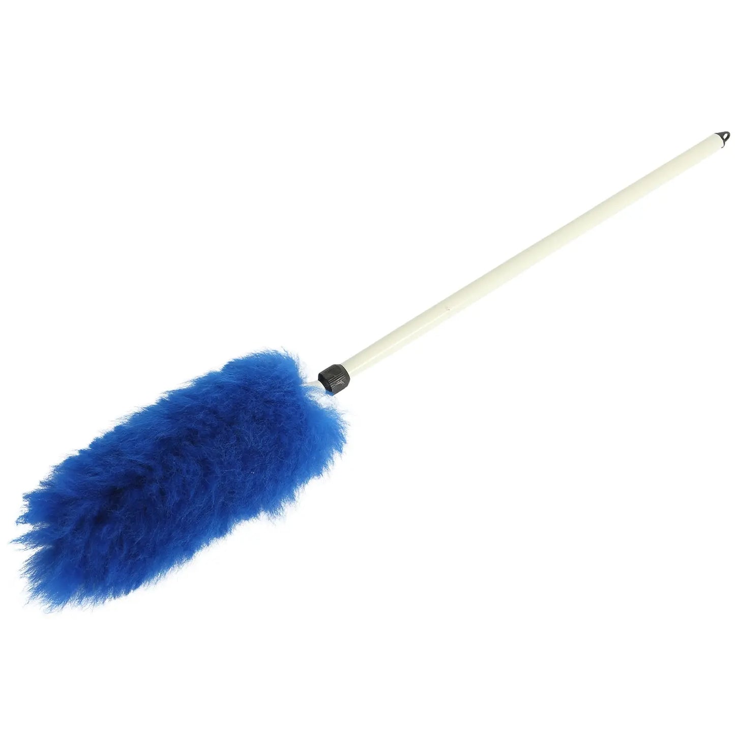 Globe Commercial Products Lambswool Extension Duster, Blue, 30" to 42"