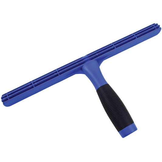 Globe Commercial Products T-Bar Window Squeegee, Blue, 14"