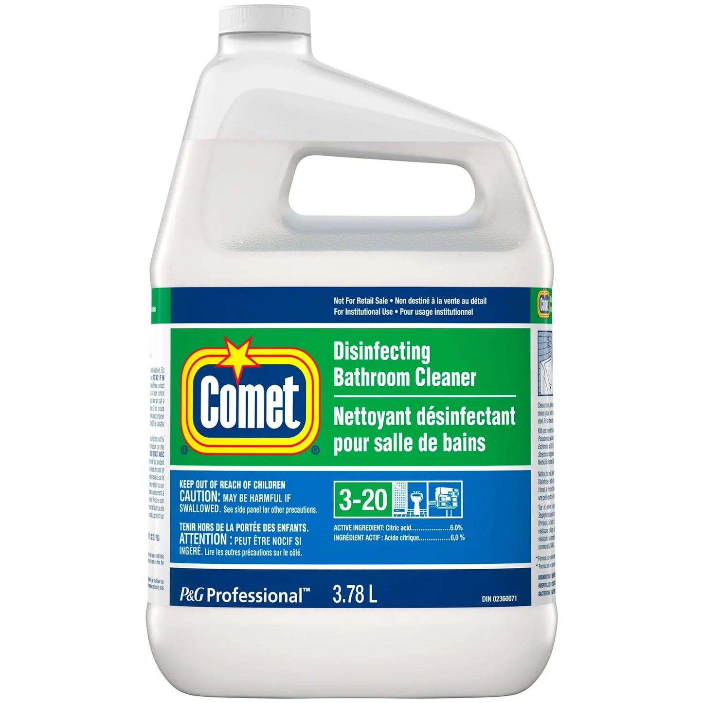 COMET DIS BATH CLNR 3X3.78L CL