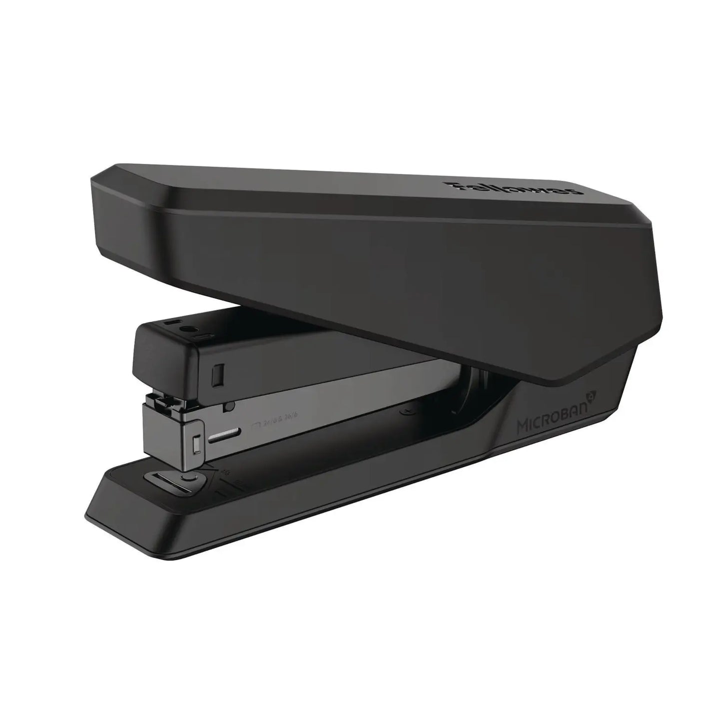 Fellowes LX850 Full-Strip EasyPress Antimicrobial Stapler, Black