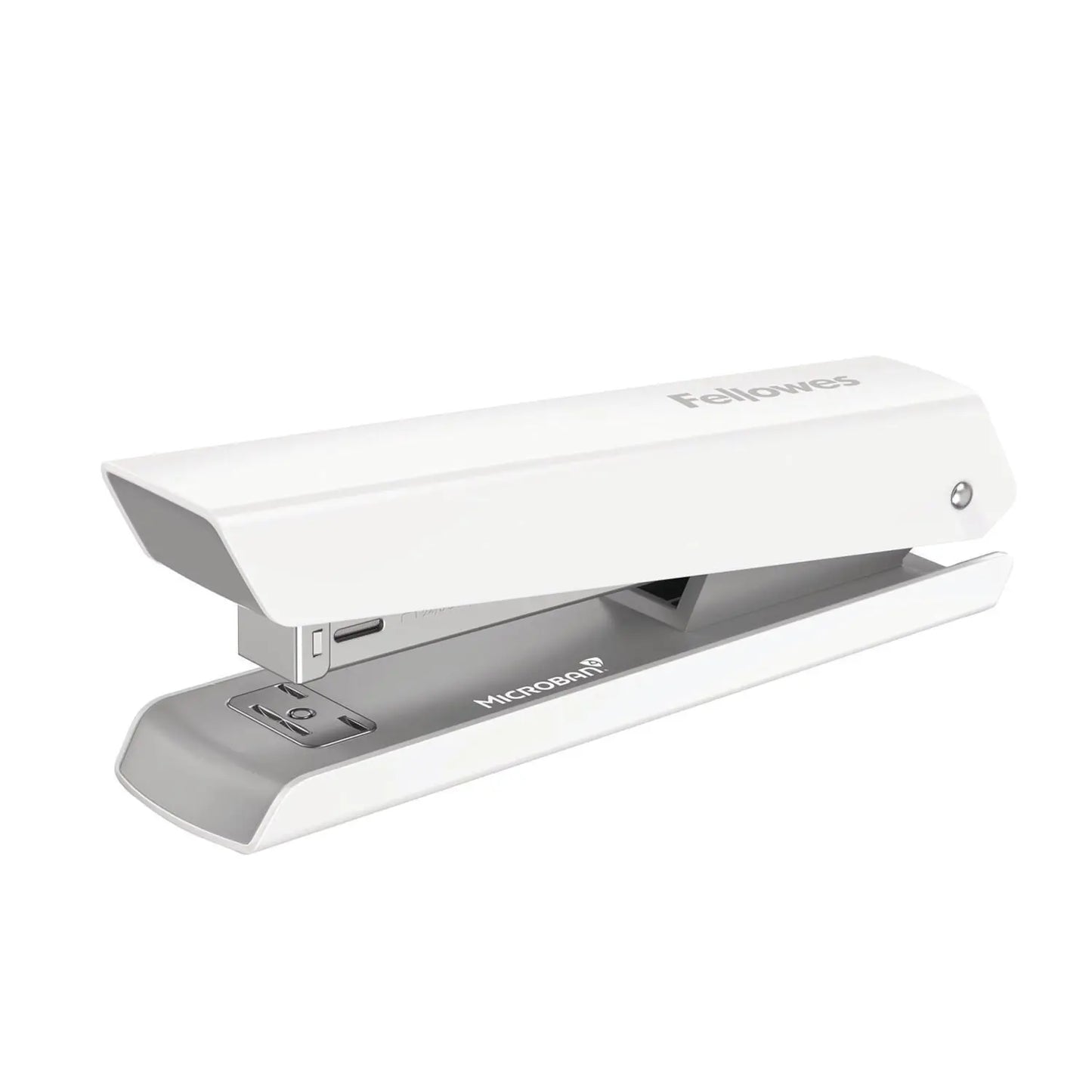 Fellowes LX820 Classic Full-Size Antimicrobial Desktop Stapler, White