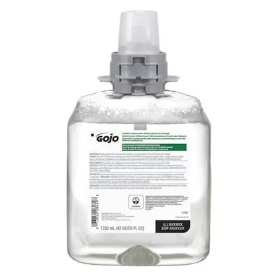 Gojo FMX Green Certified Foam Hand Soap Refills, 1,250 mL, Case of 4