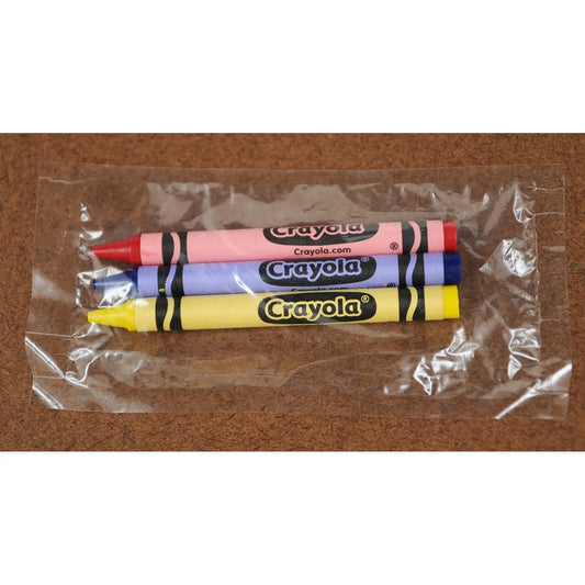 Crayola Crayons, Assorted Colours, 3/PK, 360 Packages/BX (1,080 crayons)