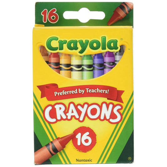 Crayola Crayons, Assorted colours, 16/PK