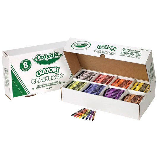 Crayola Crayons, Assorted Colours, 800/BX