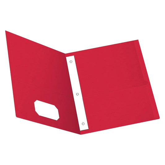 Oxford Twin-Pocket Portfolio, Red, Letter Size