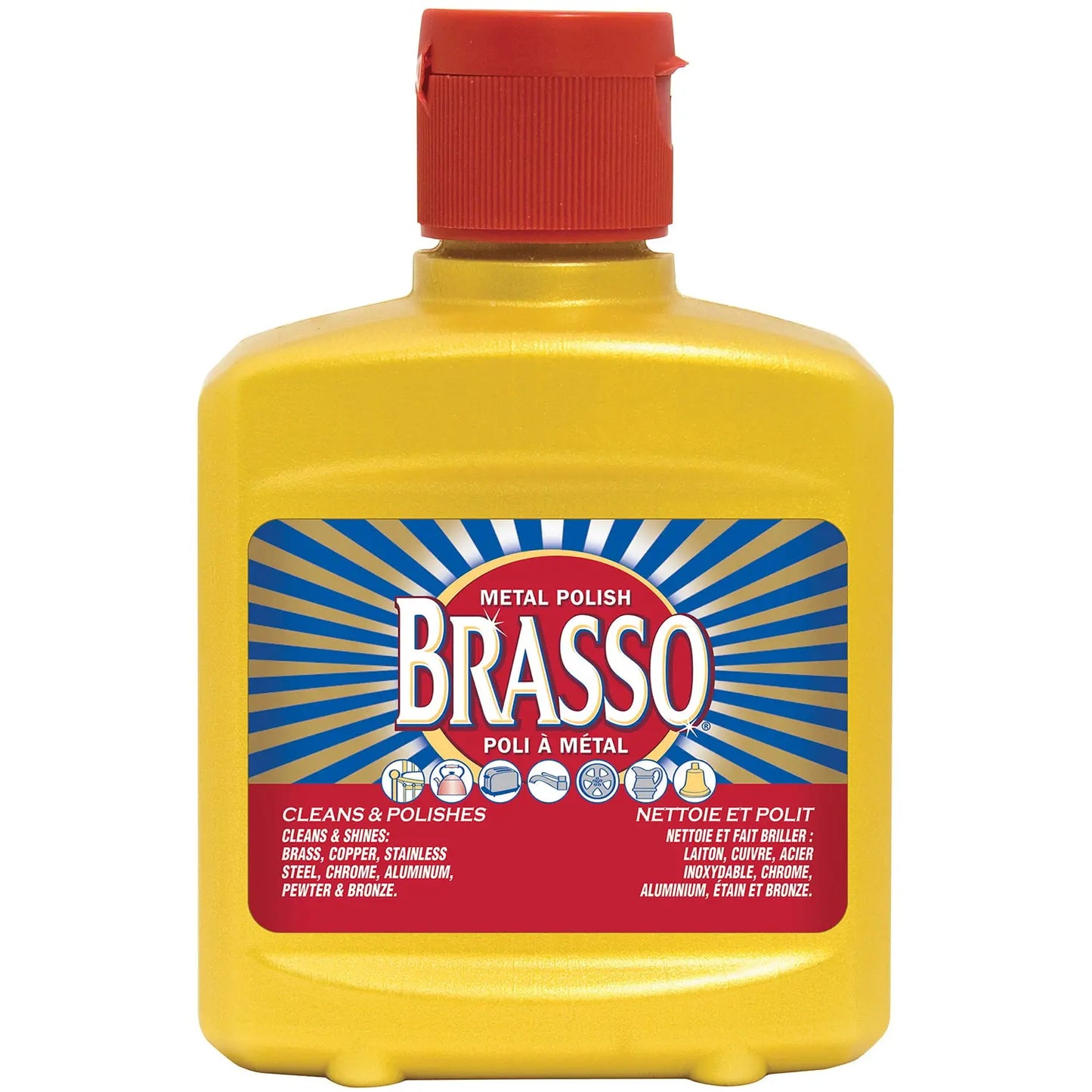 Brasso Multi-Purpose Metal Polish, 142 mL