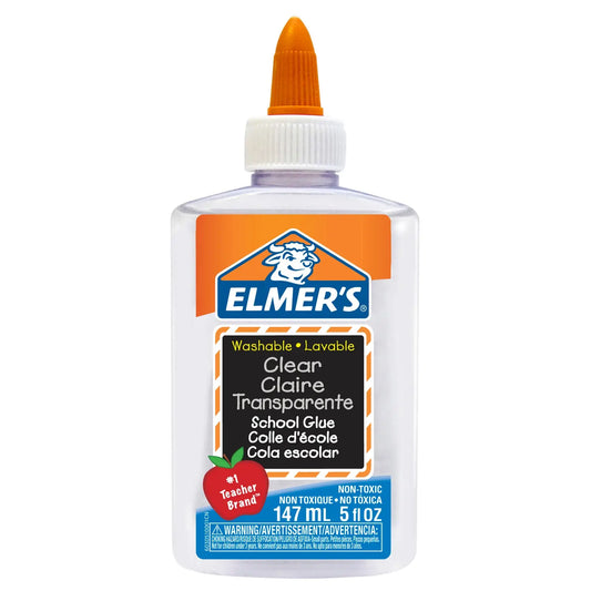 Elmer's Washable Clear School Glue, 147 mL