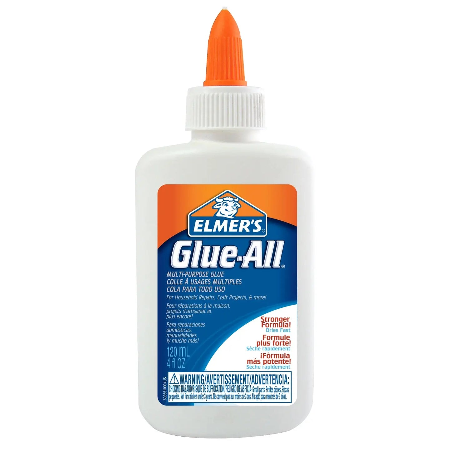 Elmer's Glue-All Multi-Purpose Washable White Glue, 120 mL