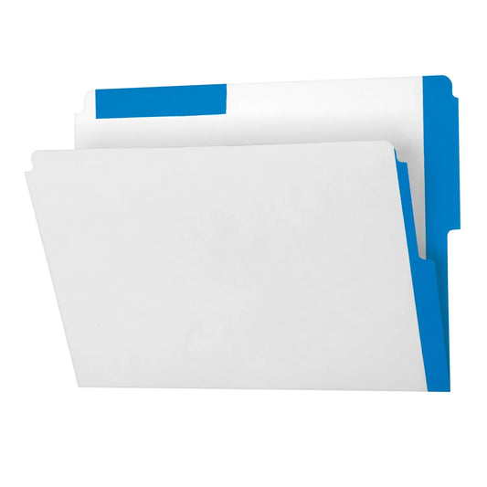 Pendaflex Top & End Tab Shelf Folders with Colour Stripes