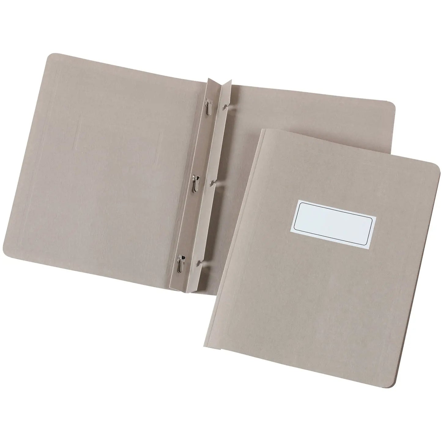 Oxford Report Covers with Embossed Border & Panel, Grey, Letter Size