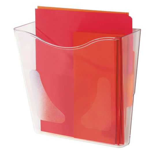 Deflecto Euro-Style DocuPocket Wall File, Clear, Portrait Style