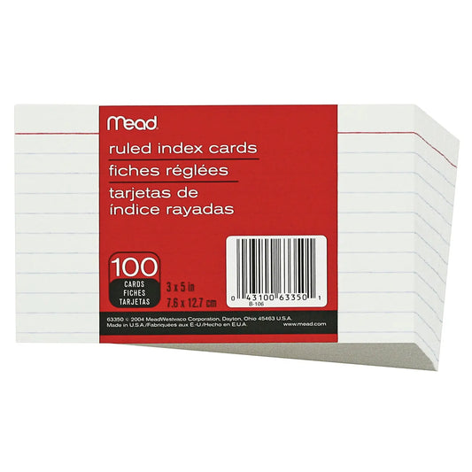 Mead Index Cards