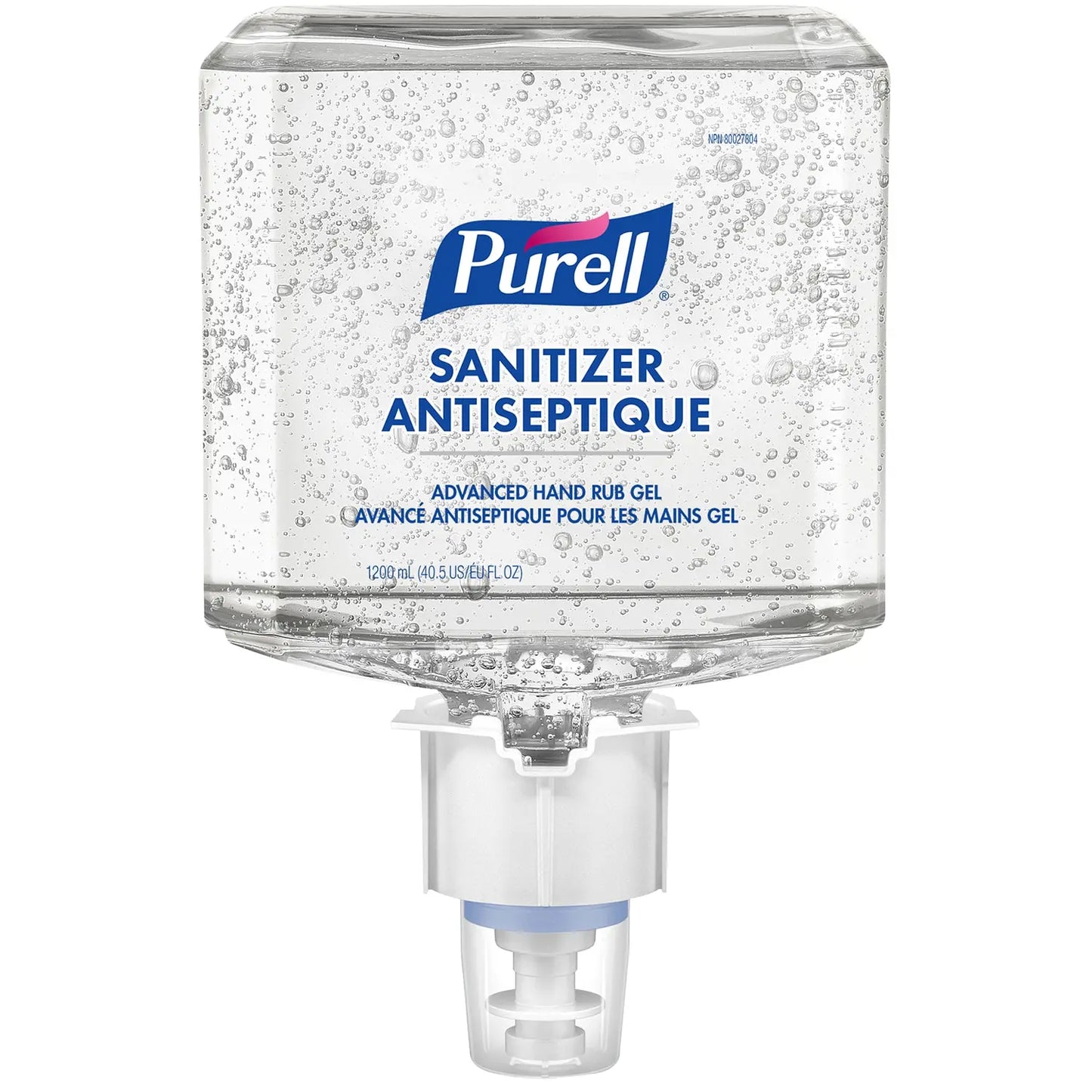 Purell Professional Advanced Hand Sanitizer Fragrance-Free Gel, For ES6 Dispensers, 1,200 mL, Carton of 2