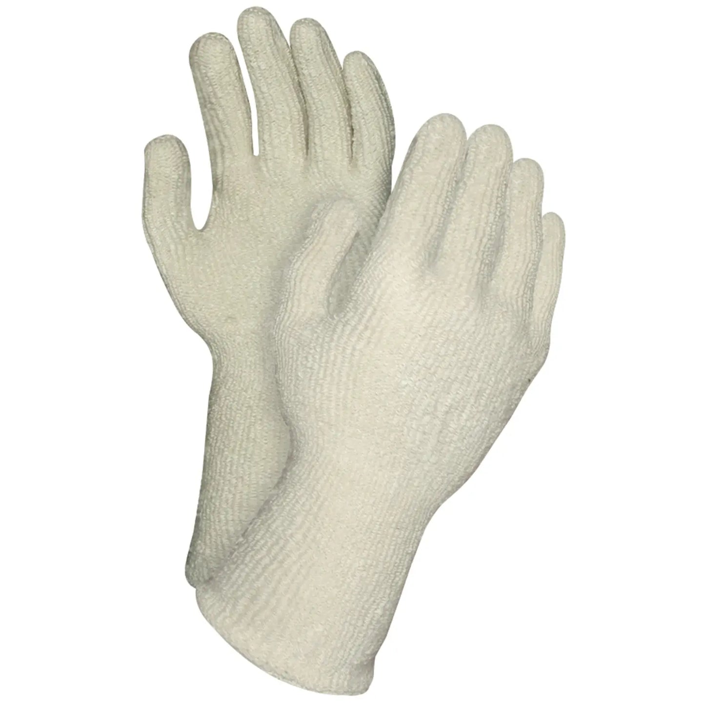 Ronco Thermo-Guard Terry Cloth Gloves, Beige, 12 Pairs/CT