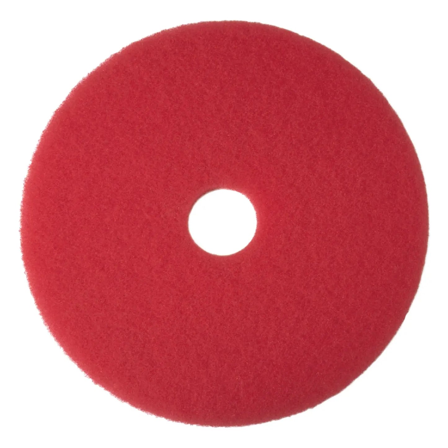 3M 5100 Floor Buffer Pads, Red, 20", 5/CS