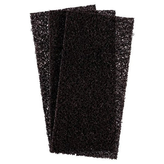 3M 8550 Doodlebug High-Productivity Stripping Pads, Black, 4-5/8" x 10", Pack of 5