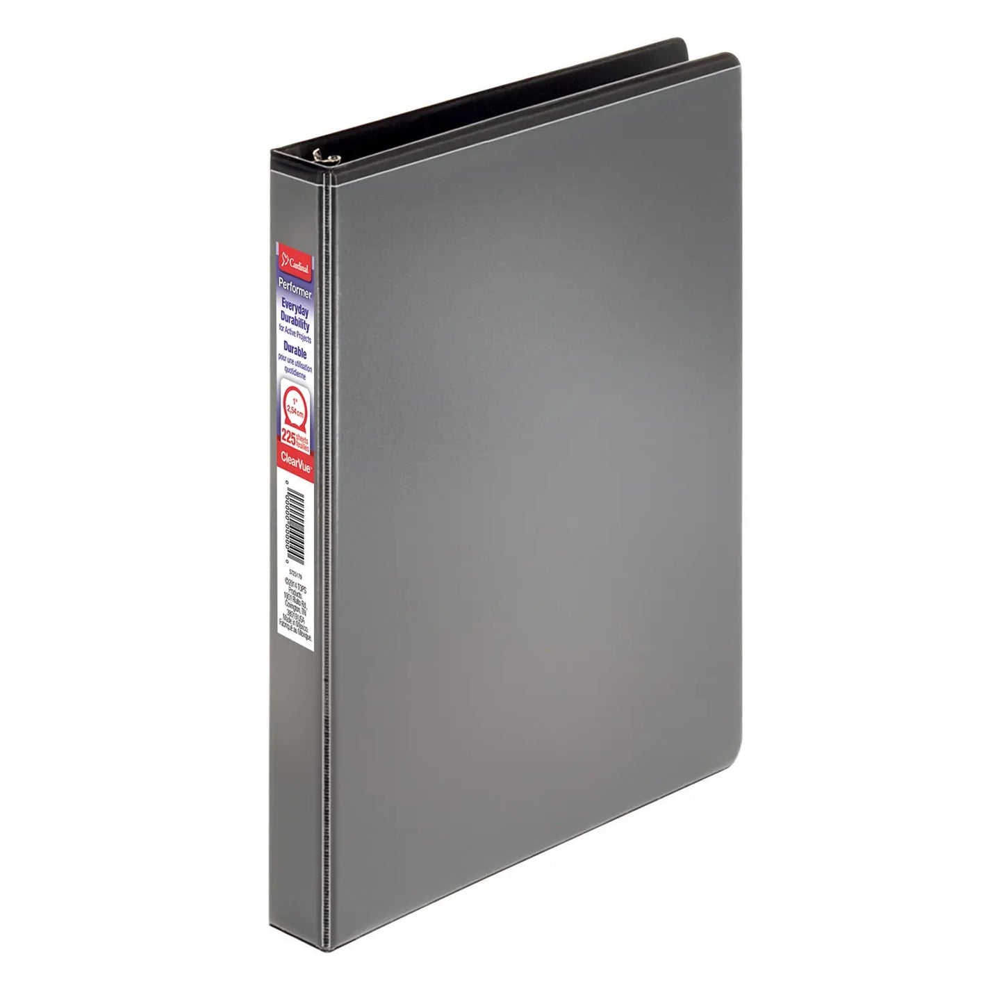 Cardinal 1" Performer ClearVue Letter-size (8 1/2" x 11") Round-Ring Binder