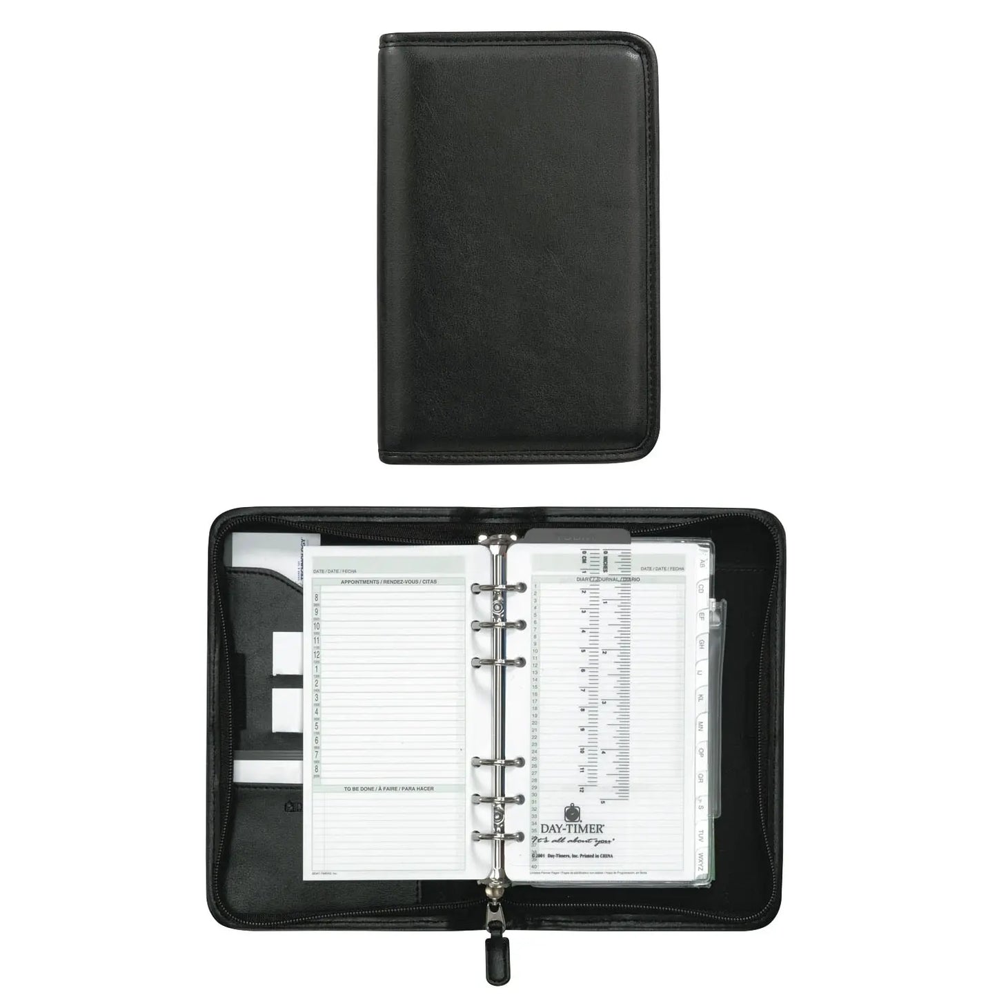 Day-Timer Leather-Like Zippered Planner Starter Set