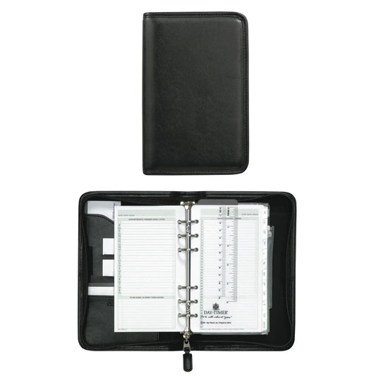 Day-Timer Leather-Like Zippered Planner Starter Set