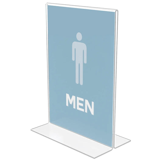 Deflecto Clear Sign Holder For 5" x 7" Literature