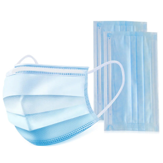 KIDS 3PLY FACE MASK BLUE 50/BX