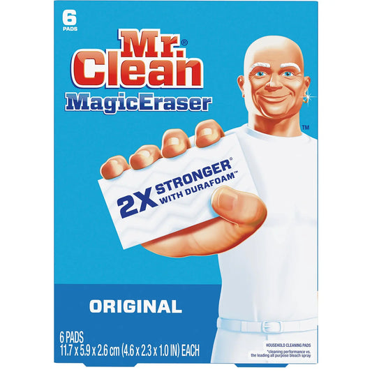 Mr. Clean Magic Eraser Original Cleaning Pads, Pack of 6