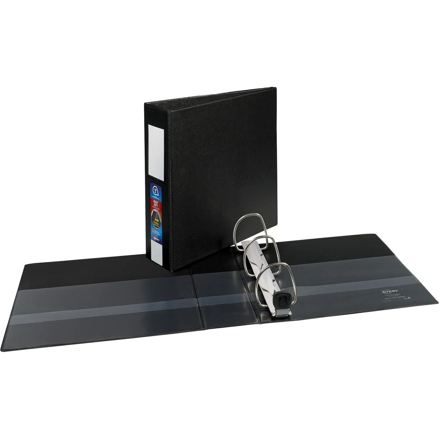 Avery 3" Heavy-Duty View Binder With Locking One-Touch D-Ring, Black, Letter-Size