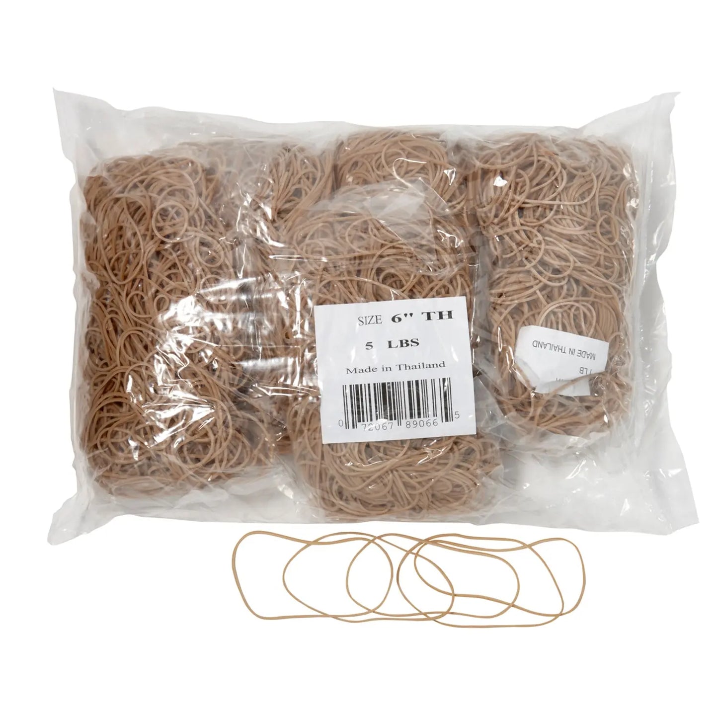 Dixon Star Radial Rubber Bands, Size #6th, 5 lb