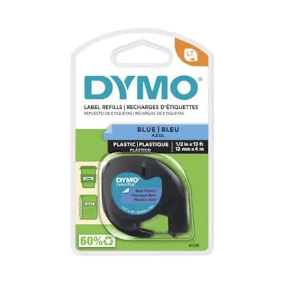 DYMO LABELING TAPE BLK ON BLU