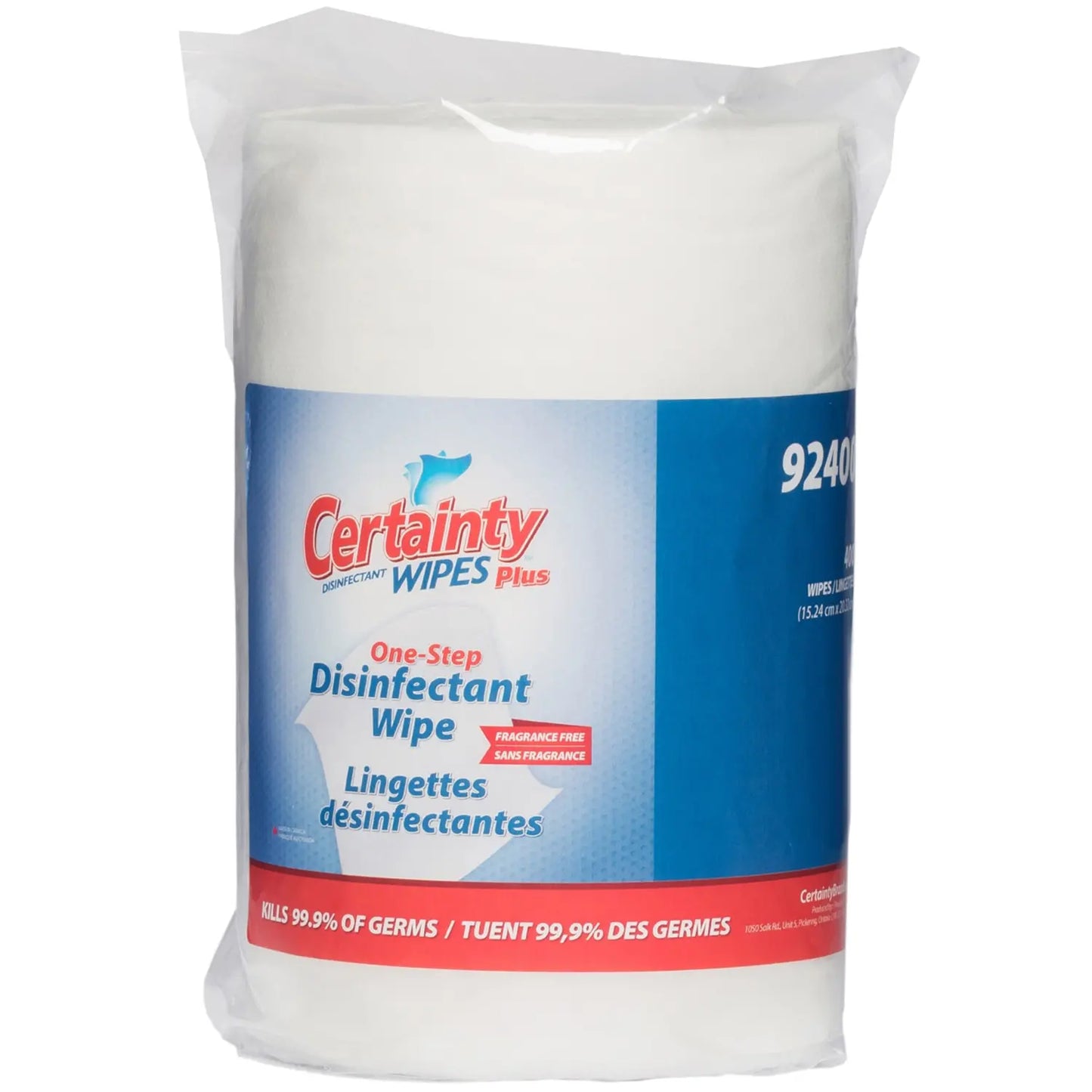 Certainty Plus Fragrance-Free Disinfectant Wipes