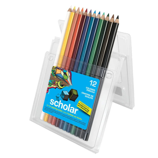 Prismacolor Scholar Coloured Pencils, Assorted Colours, Pack of 12