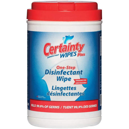 Certainty Plus Fragrance-Free Disinfectant Wipes (200 Wipes)