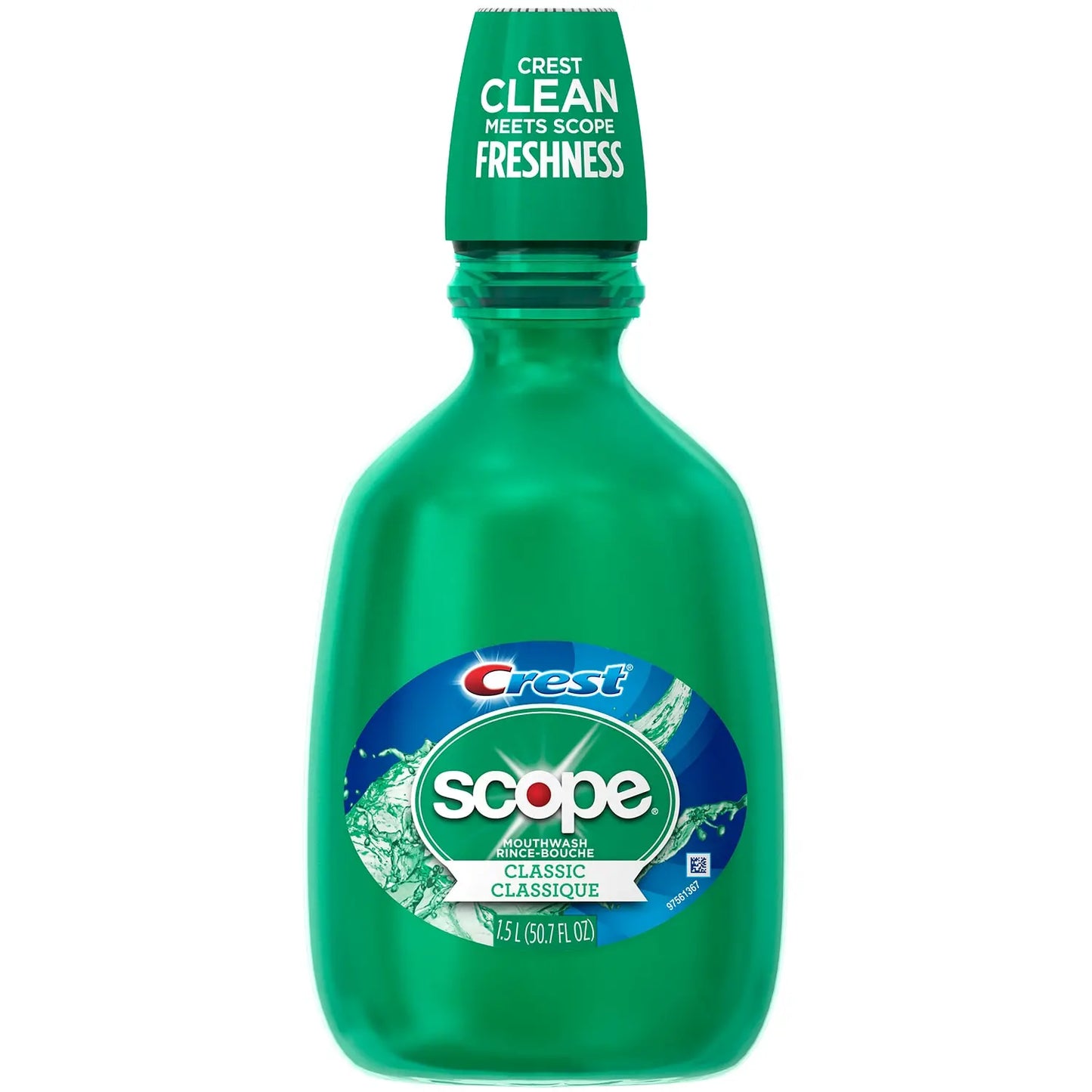 Crest Scope Classic Mouthwash, 1.5 L