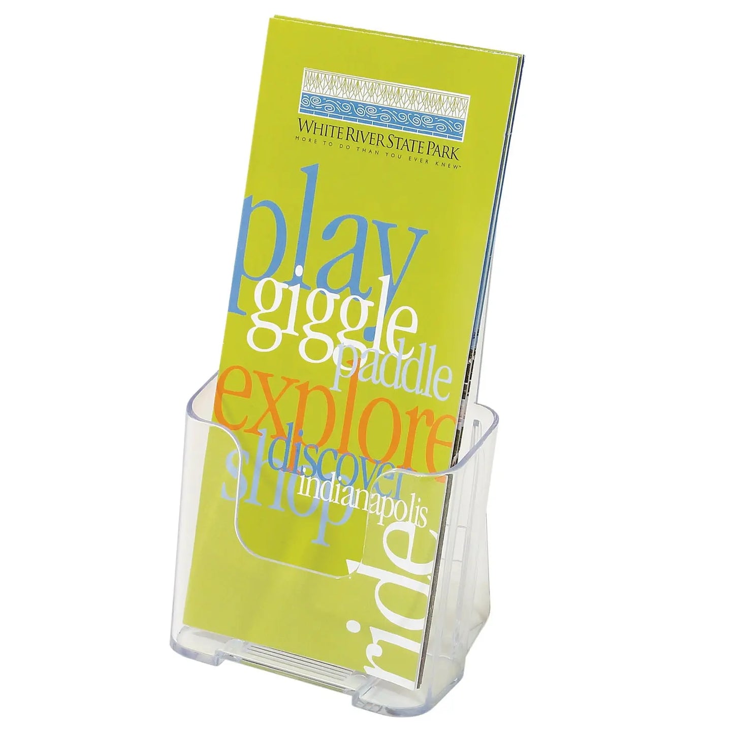 G&T CLEAR LEAFLET LIT HOLDER