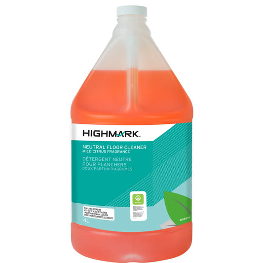 Highmark Neutral Floor Cleaner, Concentrate, Mild Citrus Fragrance, 4 L