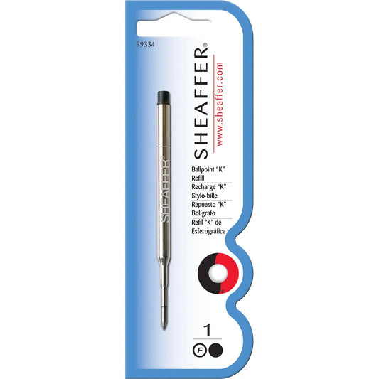 Sheaffer Ballpoint Black Pen Refill, Tip Size: Fine