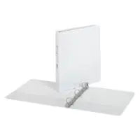 Grand & Toy 1" Letter-Size D-Ring Customizer Presentation Binder, White