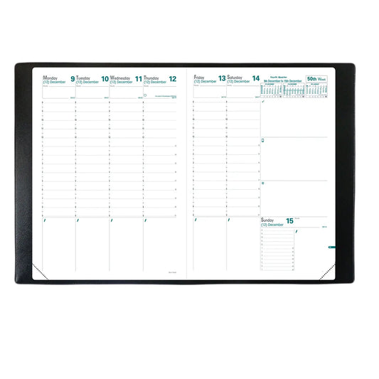 Quo Vadis 13-Month Weekly Prenote Planner Refill, 8-1/4" x 11-3/4", December-December, English