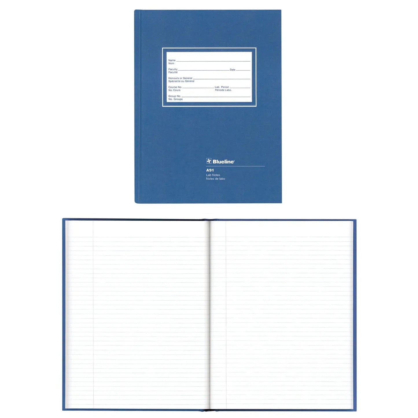 Blueline Lab Notebook, 10 1/2" x 8", 200 Pages