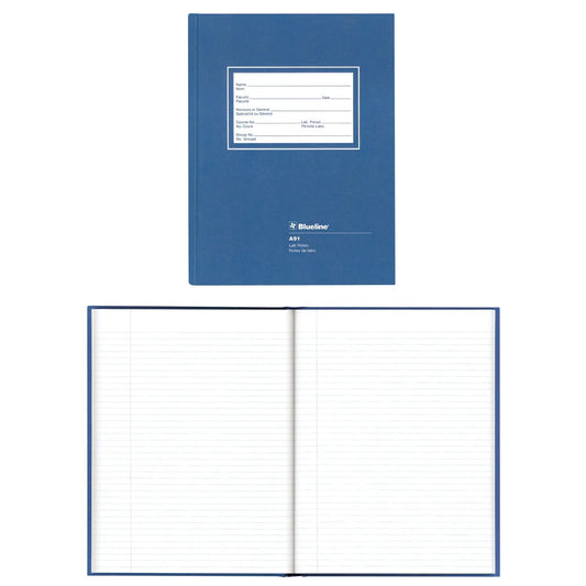 Blueline Lab Notebook, 10 1/2" x 8", 200 Pages