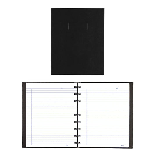 Blueline NotePro Coiled Notebook, 192 Pages, Black, 9 1/4" x 7 1/4"