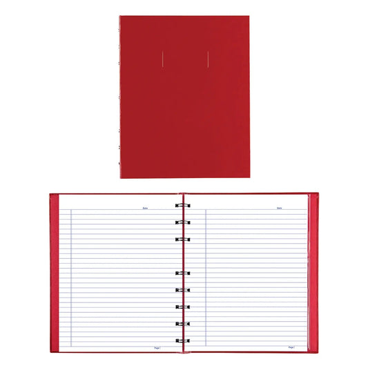 Blueline NotePro Coiled Notebook, 192 Pages, Red, 9 1/4" x 7 1/4"