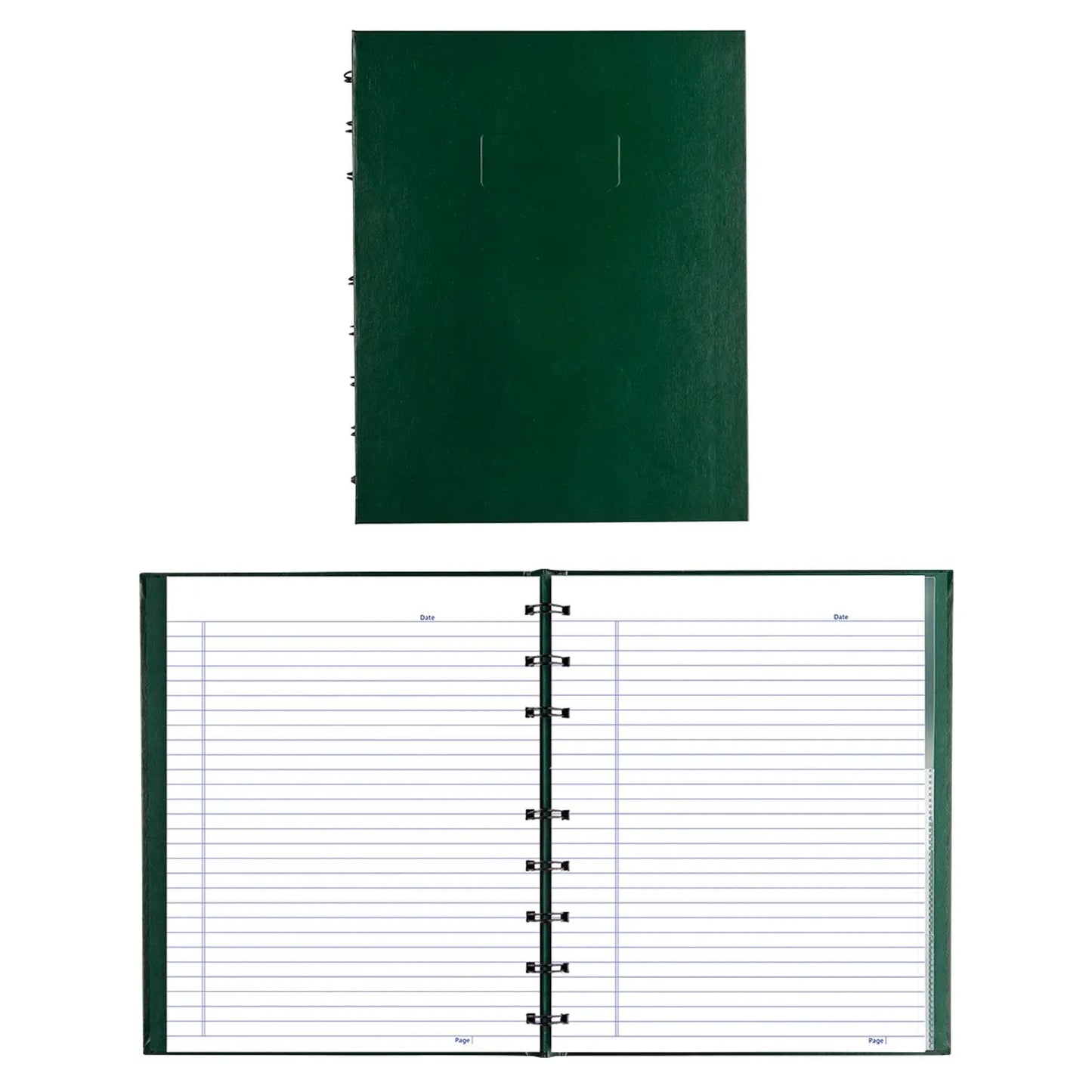 Blueline NotePro Coiled Notebook, 192 Pages, Green, 9 1/4" x 7 1/4"