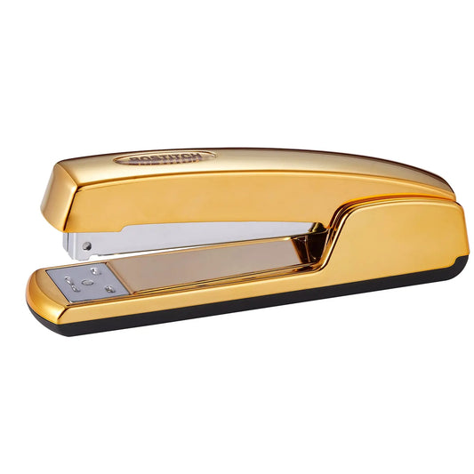 Bostitch Professional Executive Full-Strip Desktop Stapler with Antimicrobial Protection, Gold, 20-Sheet Capacity