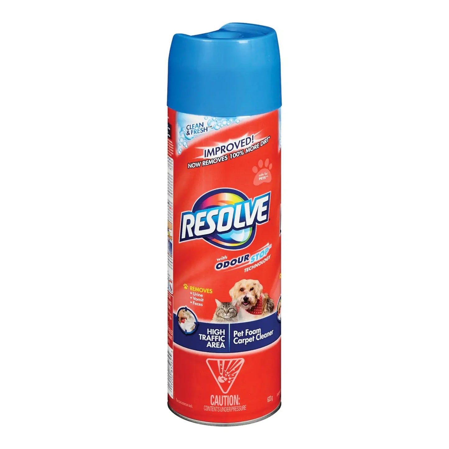 Resolve High Traffic Pet Foam Carpet Cleaner, 623 g