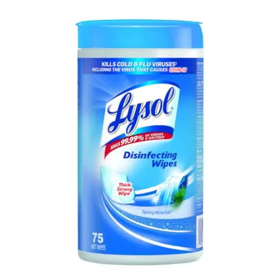 LYSOL® Disinfecting Wipes - Spring Waterfall - 75 Wipes