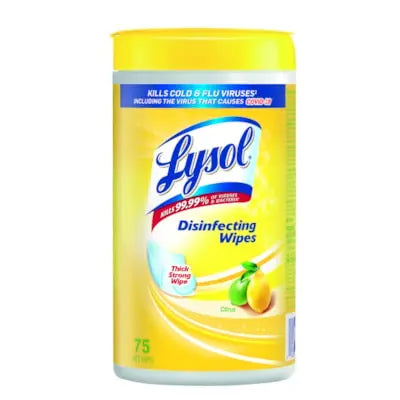 LYSOL® Disinfecting Wipes - Citrus - 75 Wipes