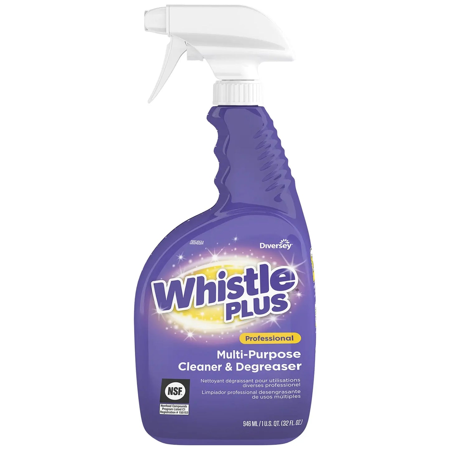 Diversey Whistle Plus Professional Multi-Purpose Cleaner and Degreaser, 946 mL