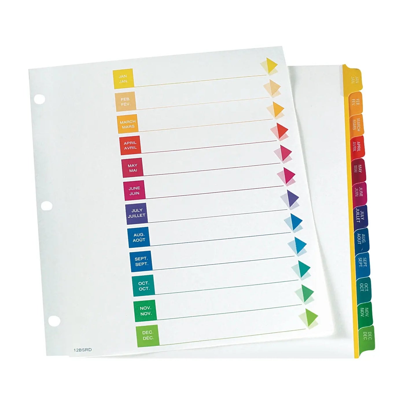 Cardinal One Step Table of Contents Dividers